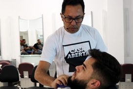 Leia mais sobre o artigo Davi, da Barbearia Modelo, participa do evento Casa Aberta do Senac em Salto