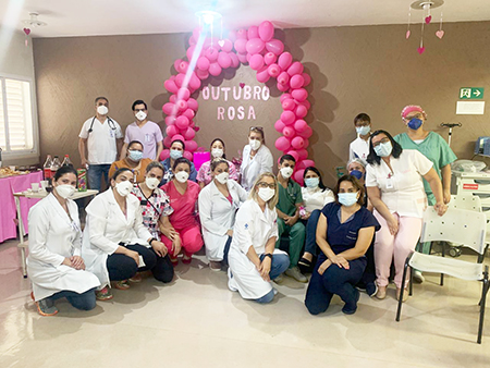 Read more about the article Hospital Monte Serrat abraça o Outubro Rosa e realiza ações preventivas e de acolhimento