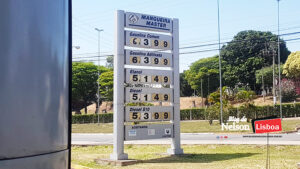 preço da gasolina em Salto