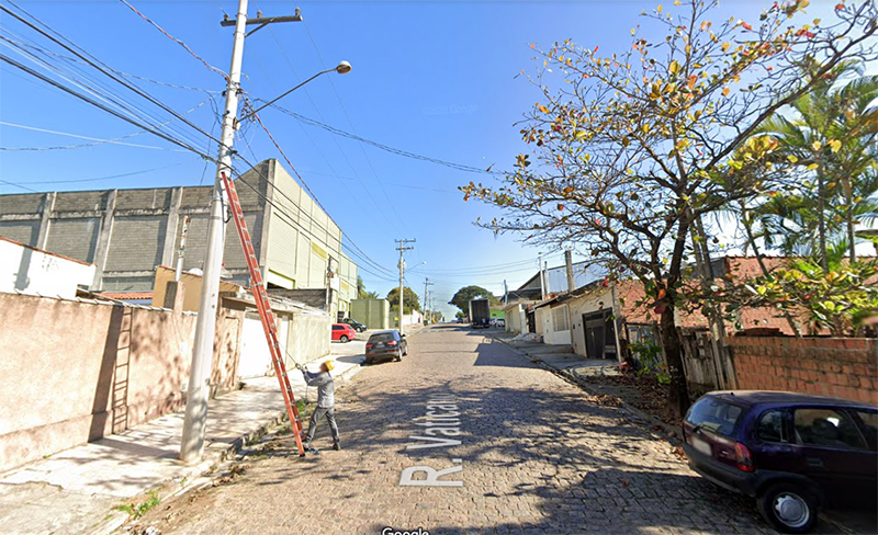 Rua sem asfalto em Salto