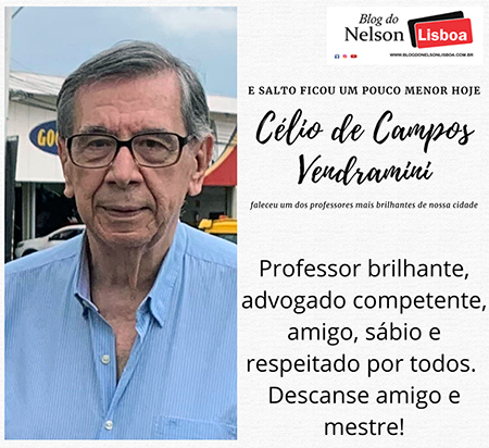 Read more about the article Salto perdeu hoje um de seus maiores professores: Célio de Campos Vendramini