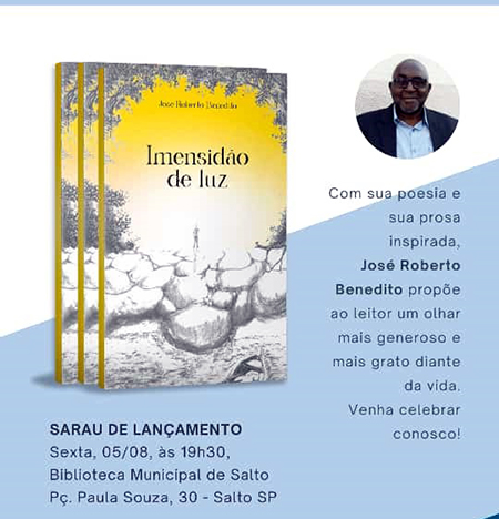 Leia mais sobre o artigo É hoje, dia 5, o sarau de lançamento do livro de José Roberto Benedito