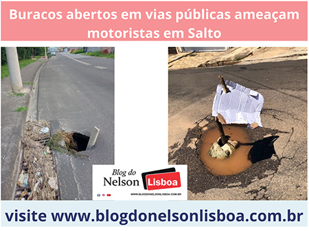 Leia mais sobre o artigo Buracos abertos em vias públicas ameaçam motoristas em Salto