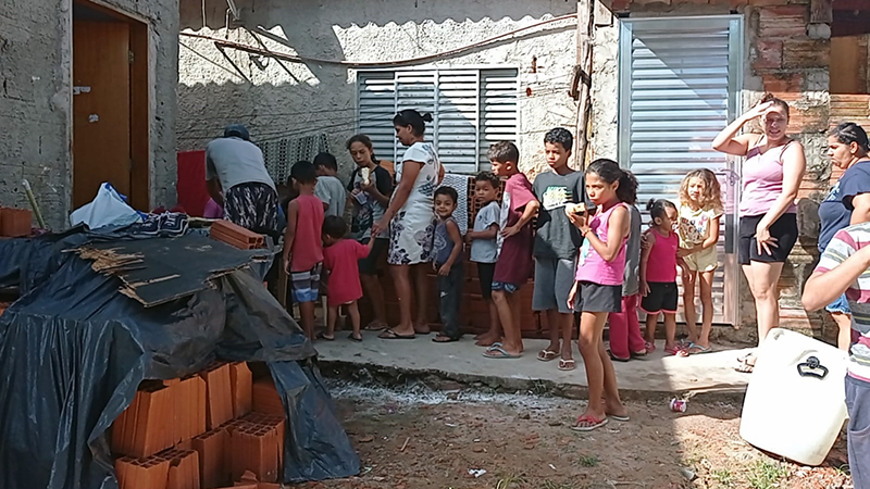 Comunidade do Jardim Marília, em Salto