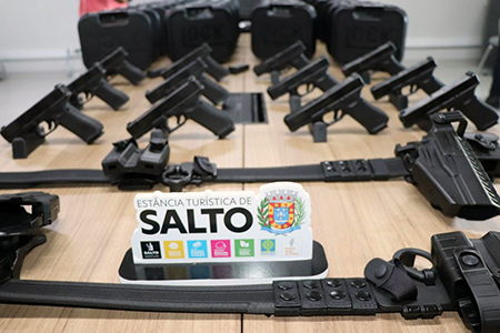 Leia mais sobre o artigo Guarda Civil recebe 80 novas pistolas para melhor combater o crime em Salto