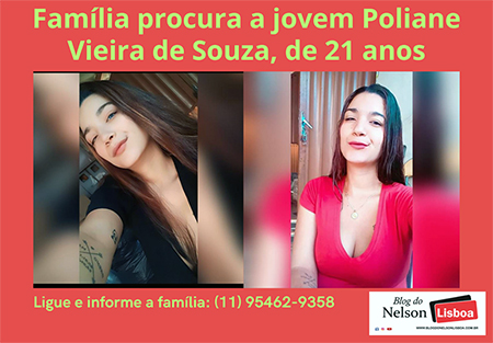 Leia mais sobre o artigo Família procura jovem desaparecida em Salto, Poliane Vieira de Souza
