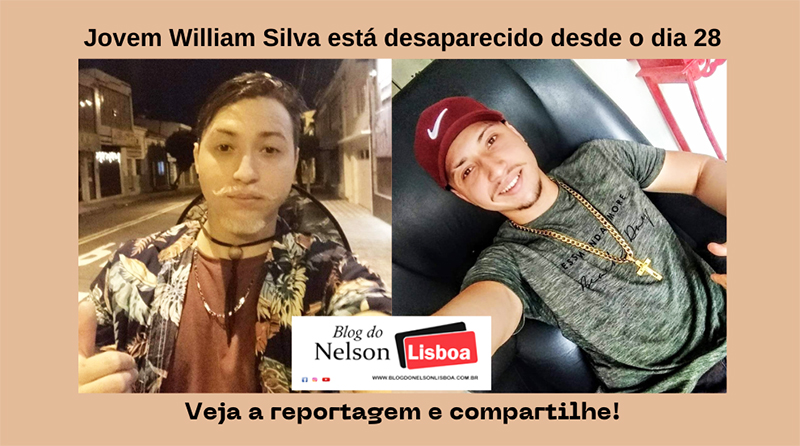 Leia mais sobre o artigo Família vive virada de ano tensa e à procura do jovem William Silva, que está desaparecido