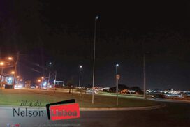 Pontos de escuridão em avenida em Salto