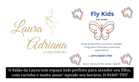 Leia mais sobre o artigo Salão da Laura Adriana tem espaço kids e designer de sobrancelhas