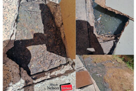 Esgoto vaza em conjunto habitacional do Marília, em Salto