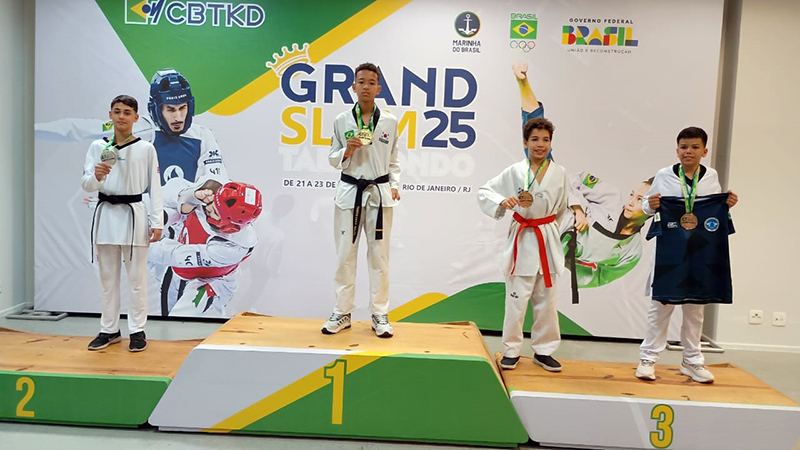 Salto participa com destaque do Grand Slam de Taekwondo