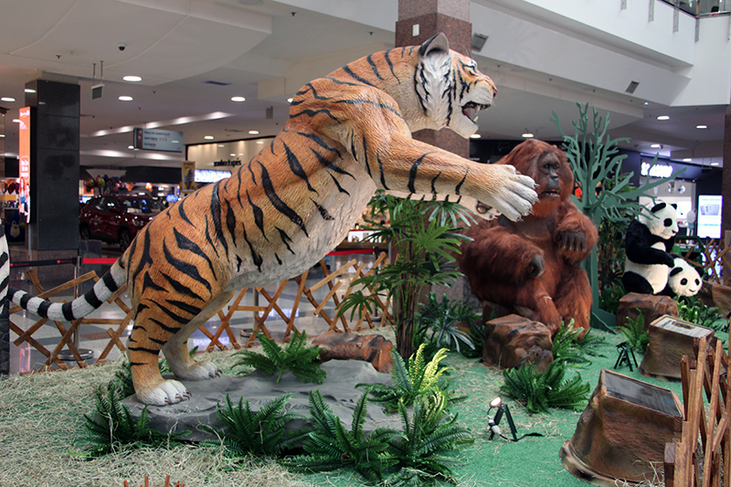 megaexposição Smart Zoo no Polo Shopping de Indaiatuba