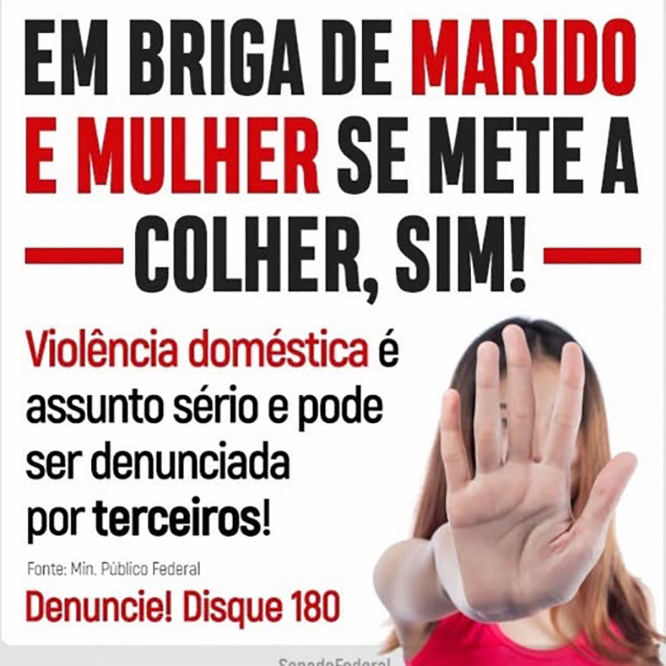Violência Doméstica deve ser enfrentada por toda a sociedade