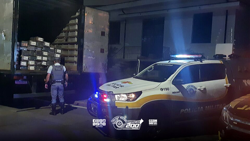 Leia mais sobre o artigo Incrível: PMR prende 2 com quase 700 kg de maconha que seriam trazidos para Salto