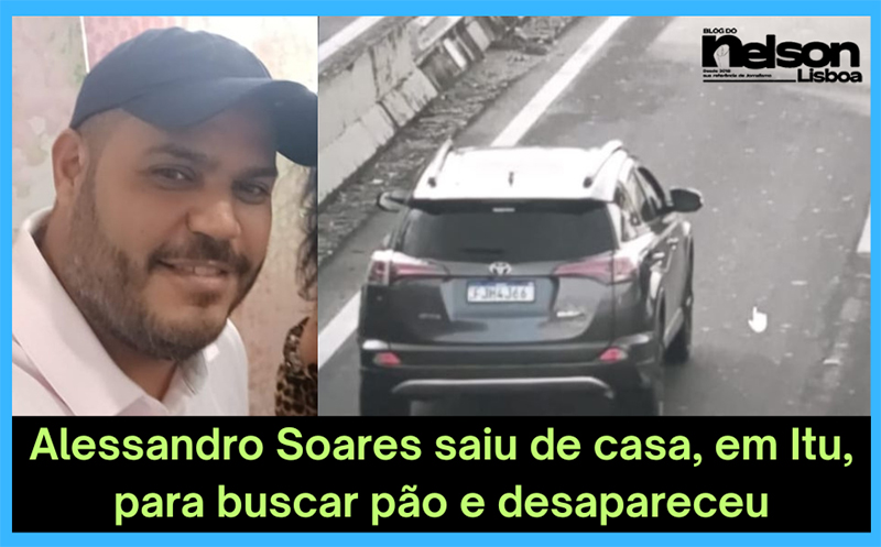 Homem sai para comprar pão e desaparece em Itu