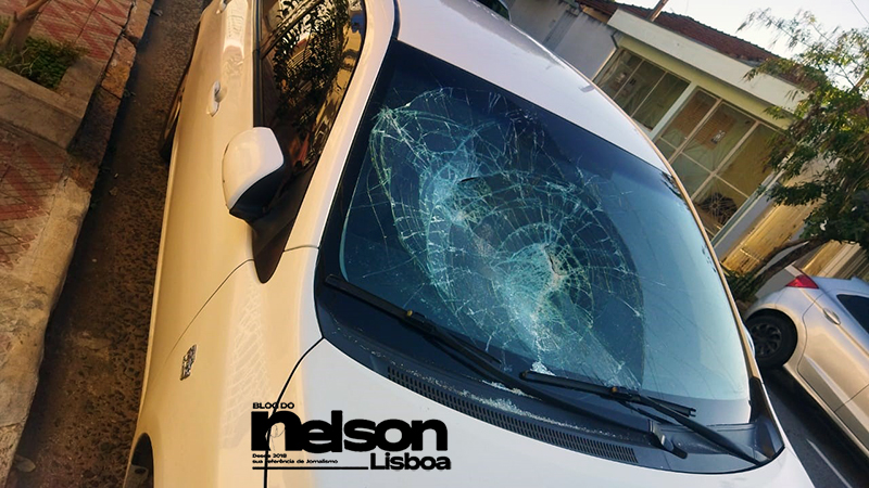 Suspeito de atacar carro em Salto com duas grandes pedras causou grande prejuízo