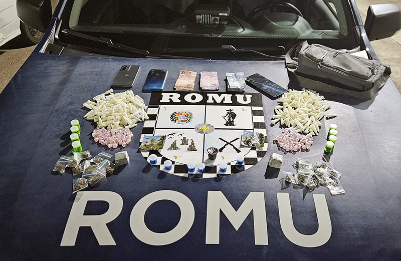 Homem flagrado com drogas e celulares é preso no Jardim União em Salto