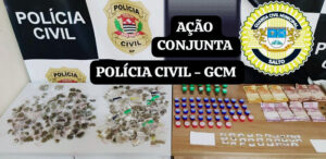 Busca policial apreende muita droga sintética em Salto