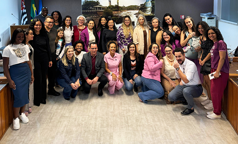 Agosto Lilás tem audiência na Câmara de Salto