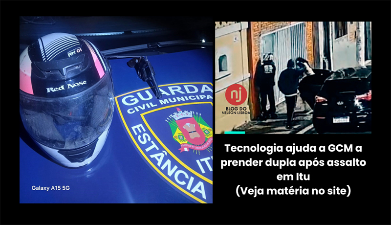 Leia mais sobre o artigo Tecnologia e ação rápida da GCM prende dupla após assalto em Itu