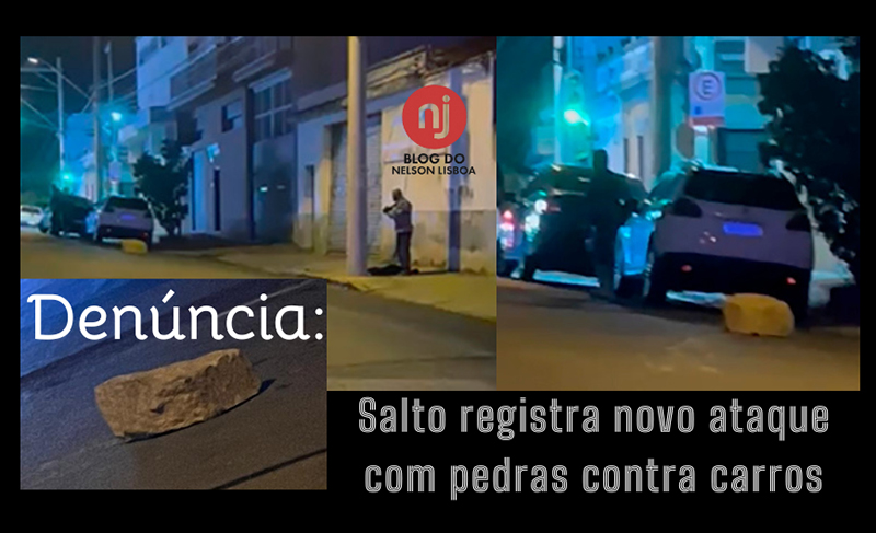 Leia mais sobre o artigo VIROU MODA EM SALTO? novo ataque com pedras contra carros é registrado no dia 7