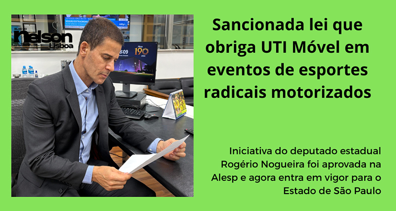 Leia mais sobre o artigo Sancionada lei que obriga UTI Móvel em eventos de esportes radicais motorizados em SP