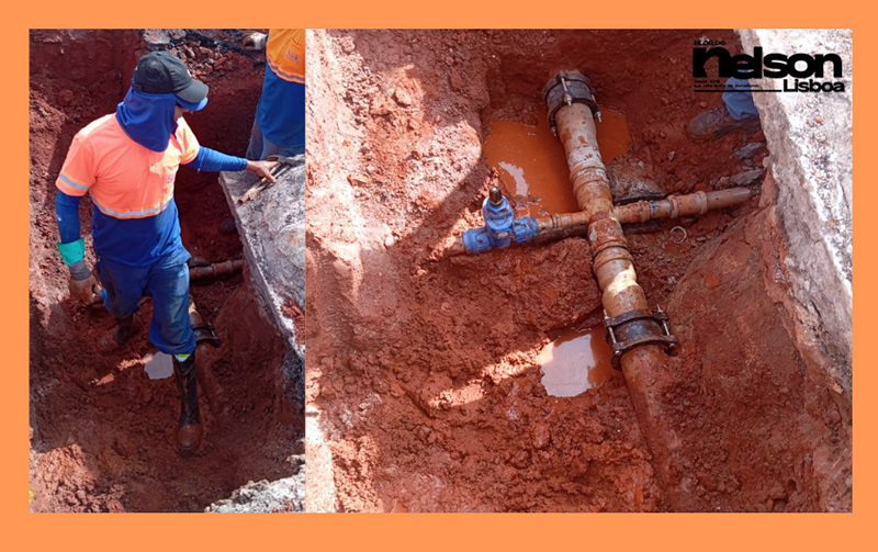 Leia mais sobre o artigo SAAE conserta outro grande vazamento que atrapalha atendimento na região do Nações