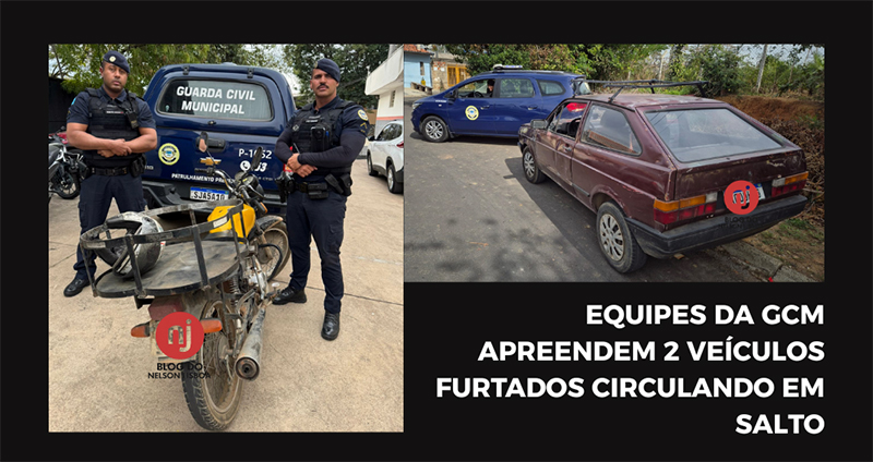 Leia mais sobre o artigo Equipes da GCM apreendem 2 veículos furtados em Itu e Capela do Alto circulando em Salto