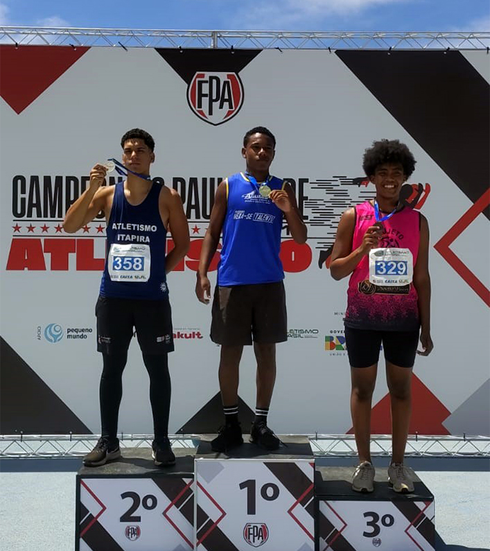 Leia mais sobre o artigo Feras do Projeto Laurice Felix fazem história  no Paulista de Atletismo sub-16