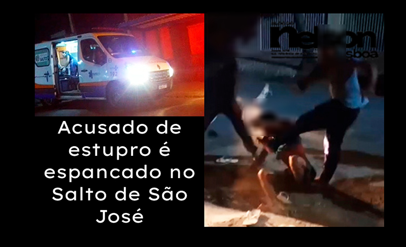 Leia mais sobre o artigo Acusado de estupro é espancado por populares e preso no Salto de São José