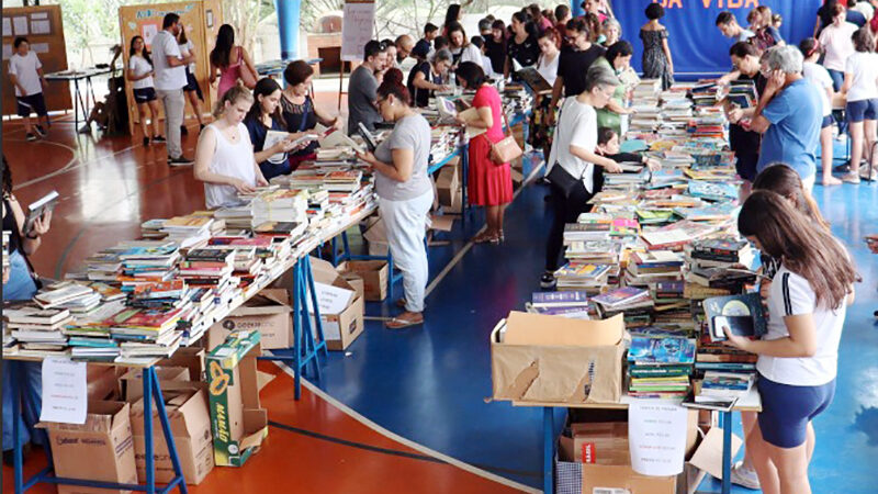 Colégio Almeida Júnior de Itu promove sebo literário com entrada gratuita