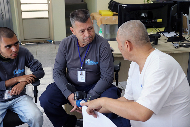 Equipe contratada pelo SAAE de Salto fará troca de hidrômetros