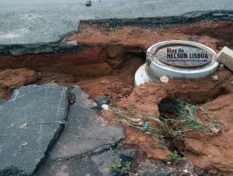 Chuva causa danos em Salto
