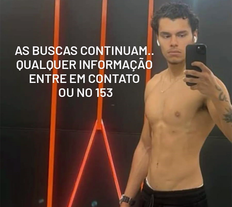 Jovem de Cabreúva está desaparecido desde o dia 11 de dezembro