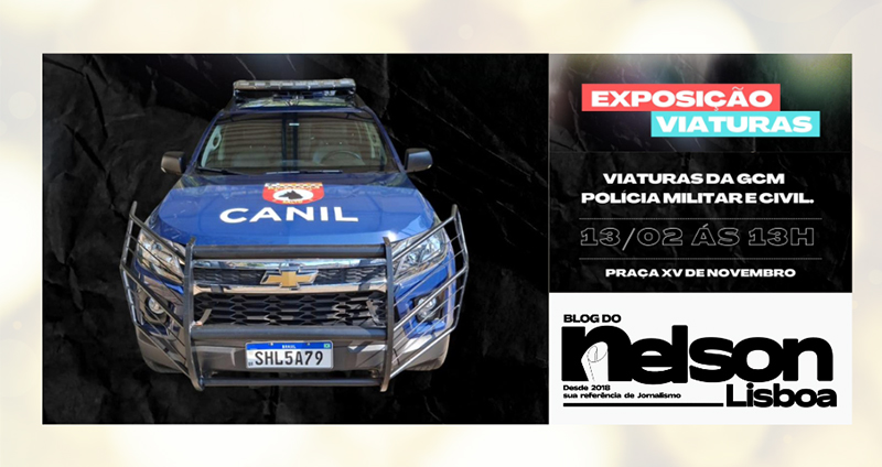 Exposição de viaturas policias será realizada em Salto no dia 13