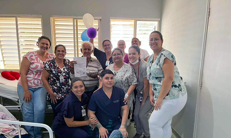 Leia mais sobre o artigo Família de Oscar Mensato agradece hospital por atendimento ofertado a ele em internação