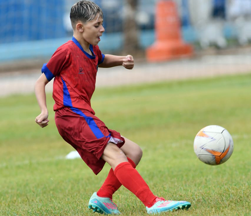 Jogador de 11 anos é uma das apostas do Salto FC