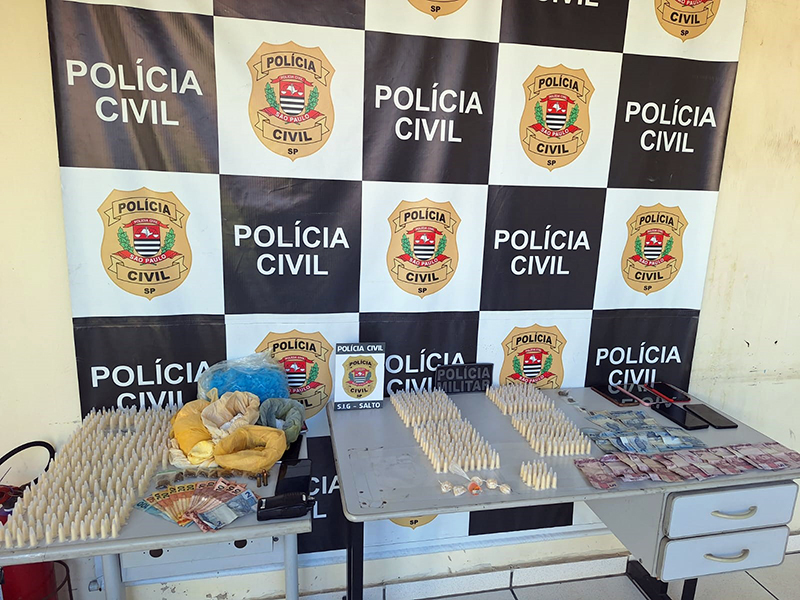 Leia mais sobre o artigo Polícia Civil faz megaoperação no Jardim das Nações, prende 5 e muita droga