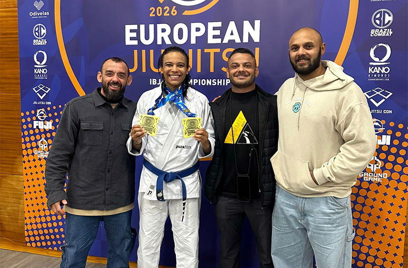 Leia mais sobre o artigo Preta Sales trouxe 2 medalhas de Jiu-Jitsu em Lisboa, Portugal