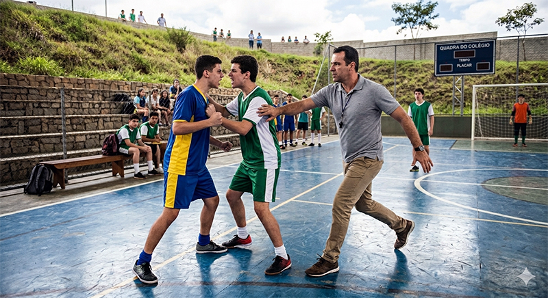 Leia mais sobre o artigo Estado falha 2 vezes: na proteção de professor agredido e com o aluno assistido em Salto