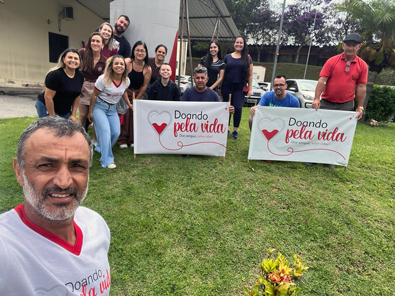 Doando pela Vida supre estoque de sangue em ato em favor de outro saltense