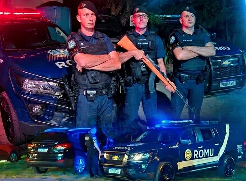 GCM apreende fuzil e prende dupla em Salto