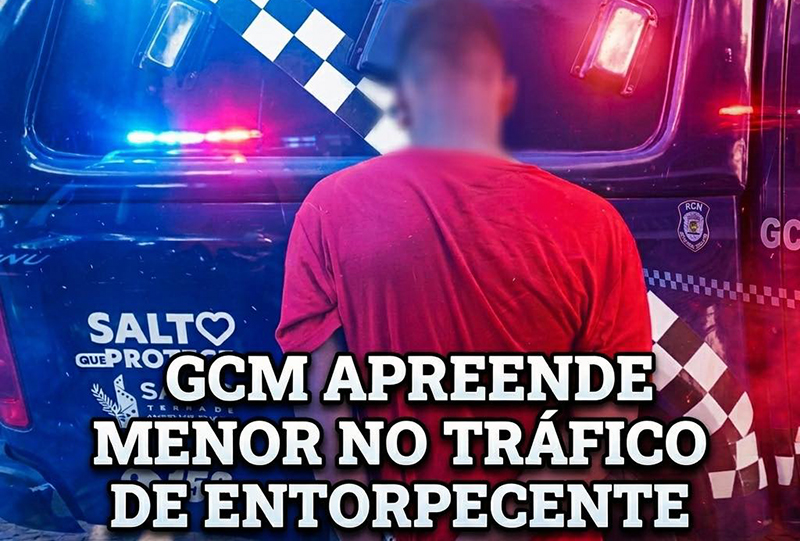 Leia mais sobre o artigo GCM prende menor vendendo droga na “Praça do Cavalinho” em Salto