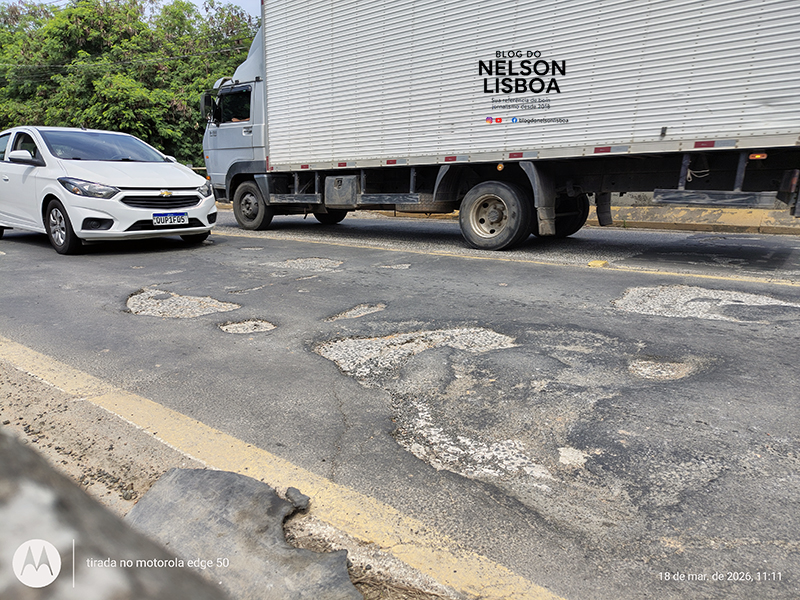 Ponte do Jardim das Nações apresenta desgaste e falta de manutenção