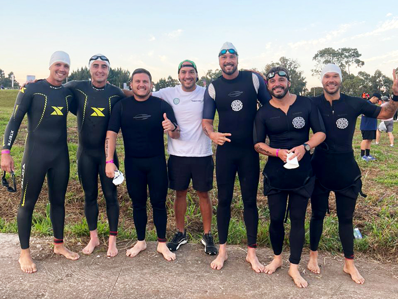Leia mais sobre o artigo Equipe Tarja Verde Crew, de Salto, marca presença no Ironman 70.3 em Curitiba