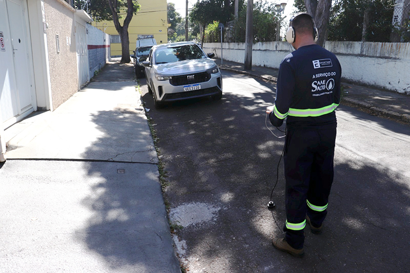 SAAE de Salto tem nova empresa contratada para caçar vazamento em Salto