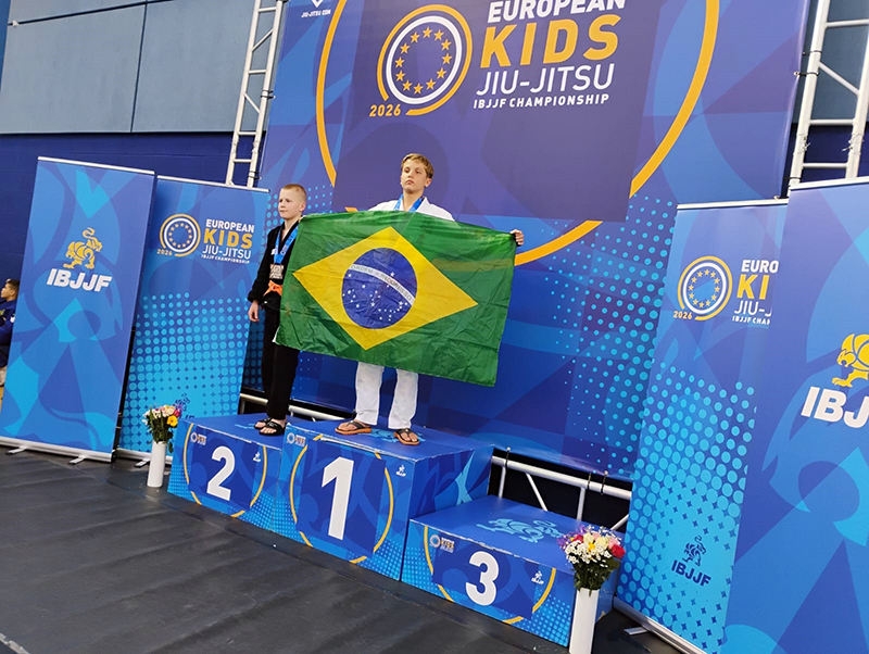 Jovem saltense ganha ouro em campeonato europeu de Jiu_jitsu