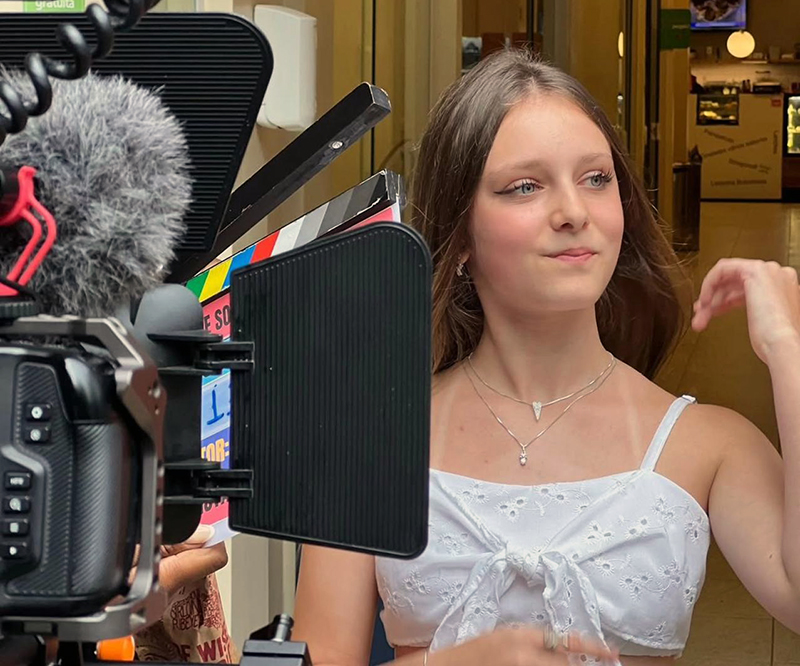 Garota saltense brilha em duas produções nacionais do cinema