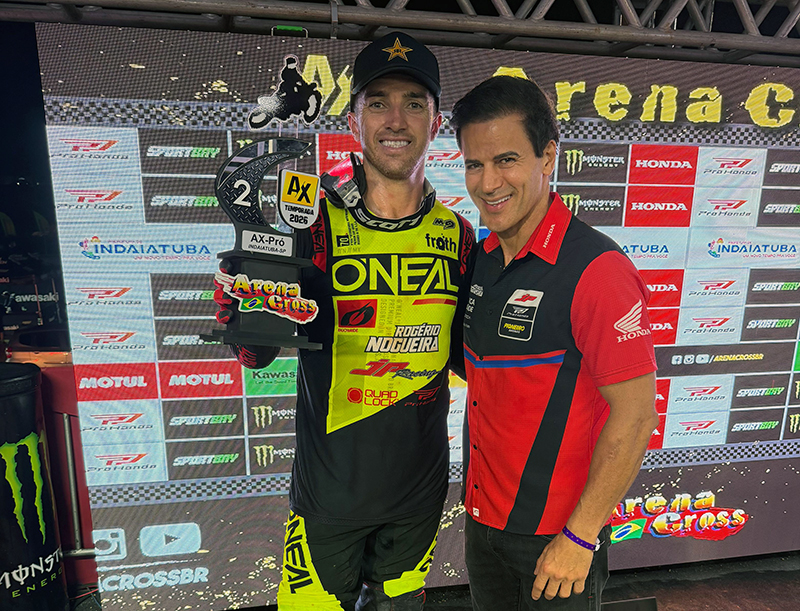 Rogério Nogueira comemora evento do Arena Cross em Indaiatuba 
