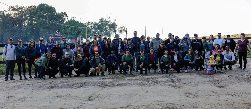 Caminhada Junho Verde no Pesqueiro Espelho D´Água em Indaiatuba